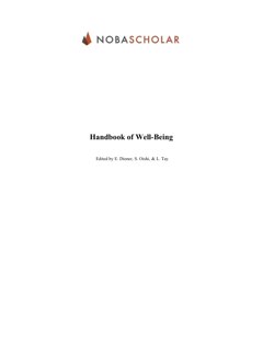 Cover of Handbook of Well-Being
